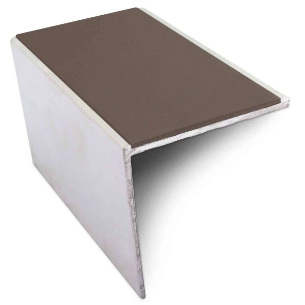 NSL19 56 x 55mm DDA Compliant Aluminium Non Slip Stair Nosing Edge Trim With Pvc Insert - Image 5