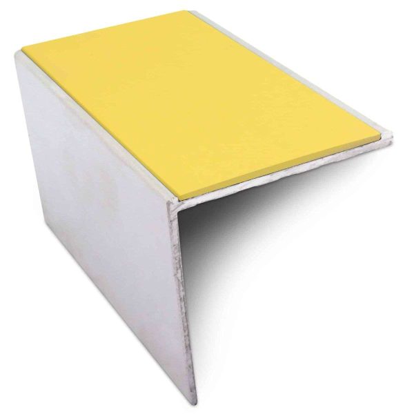 NSL19 56 x 55mm DDA Compliant Aluminium Non Slip Stair Nosing Edge Trim With Pvc Insert - Image 15