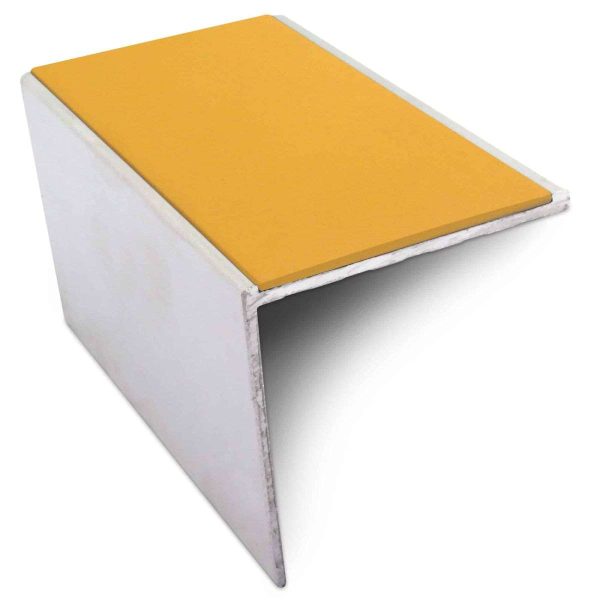 NSL19 56 x 55mm DDA Compliant Aluminium Non Slip Stair Nosing Edge Trim With Pvc Insert - Image 12