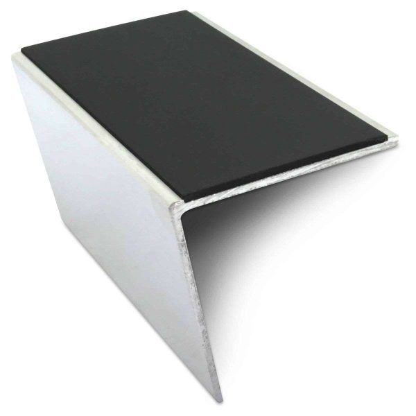 NSL20 57 x 55mm DDA Compliant Aluminium Non Slip Stair Nosing Edge Trim With Pvc Insert - Image 4