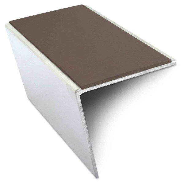 NSL20 57 x 55mm DDA Compliant Aluminium Non Slip Stair Nosing Edge Trim With Pvc Insert - Image 5