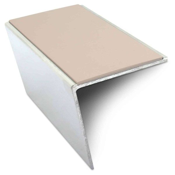 NSL20 57 x 55mm DDA Compliant Aluminium Non Slip Stair Nosing Edge Trim With Pvc Insert - Image 3