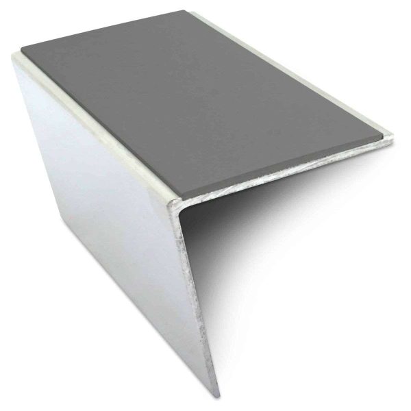 NSL20 57 x 55mm DDA Compliant Aluminium Non Slip Stair Nosing Edge Trim With Pvc Insert - Image 10