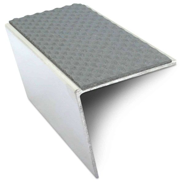 NSL20 Tredsafe 57 x 55mm DDA Compliant Aluminium Non Slip Stair Nosing Edge Trim With Pvc Insert - Image 4