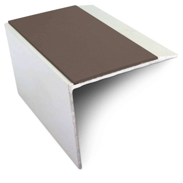 NSL21 67 x 55mm DDA Compliant Aluminium Non Slip Stair Nosing Edge Trim With Pvc Insert - Image 6