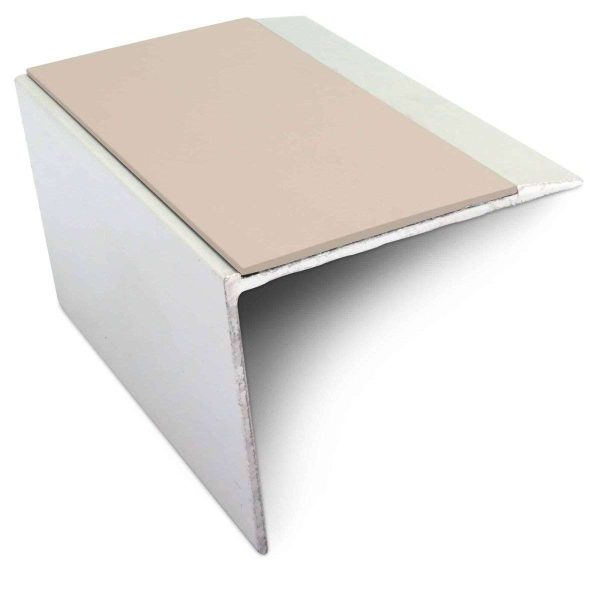 NSL21 67 x 55mm DDA Compliant Aluminium Non Slip Stair Nosing Edge Trim With Pvc Insert - Image 4