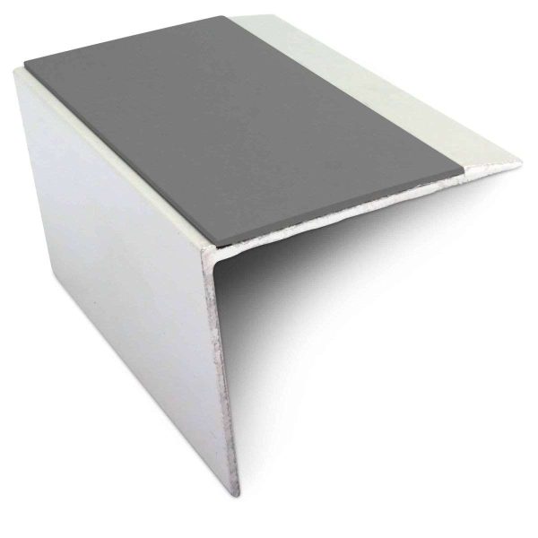 NSL21 67 x 55mm DDA Compliant Aluminium Non Slip Stair Nosing Edge Trim With Pvc Insert - Image 11