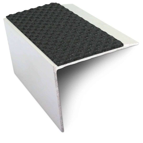 NSL21 Tredsafe 67 x 55mm DDA Compliant Aluminium Non Slip Stair Nosing Edge Trim With Pvc Insert - Image 3