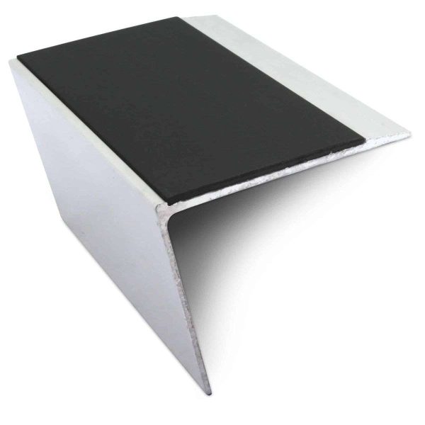 NSL26 67 x 55mm DDA Compliant Aluminium Non Slip Stair Nosing Edge Trim With Pvc Insert - Image 4