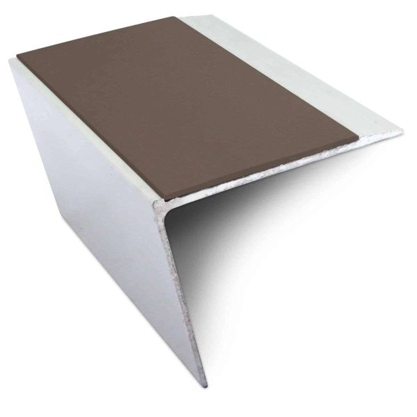 NSL26 67 x 55mm DDA Compliant Aluminium Non Slip Stair Nosing Edge Trim With Pvc Insert - Image 5