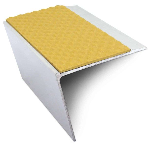 NSL26 Tredsafe 67 x 55mm DDA Compliant Aluminium Non Slip Stair Nosing Edge Trim With Pvc Insert - Image 6