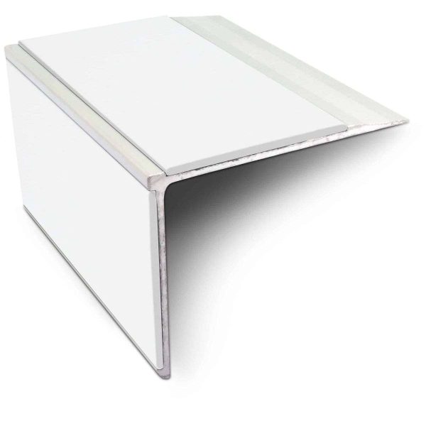 NSL27 75mm x 58mm DDA Compliant Aluminium Non Slip Stair Nosing Edge Trim With Pvc Insert - Image 14