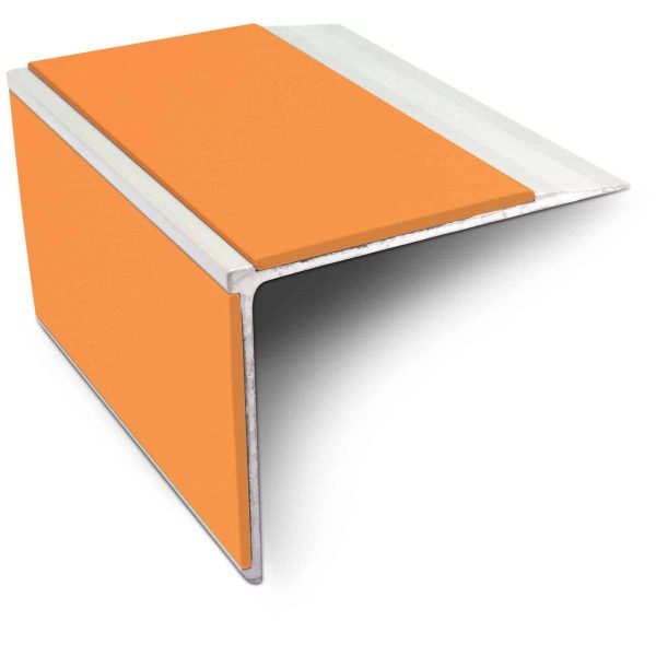 NSL27 75mm x 58mm DDA Compliant Aluminium Non Slip Stair Nosing Edge Trim With Pvc Insert - Image 13