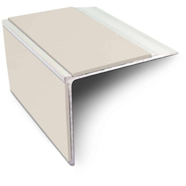 NSL27 75mm x 58mm DDA Compliant Aluminium Non Slip Stair Nosing Edge Trim With Pvc Insert - Image 6