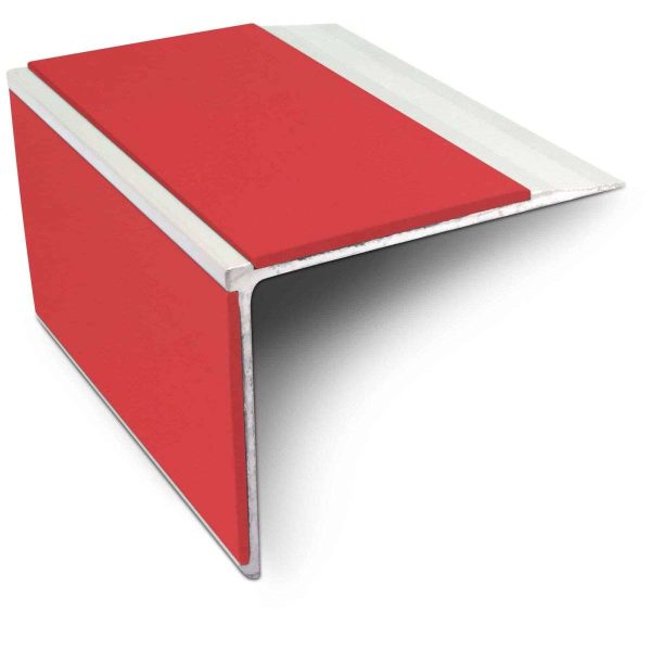 NSL27 75mm x 58mm DDA Compliant Aluminium Non Slip Stair Nosing Edge Trim With Pvc Insert - Image 11