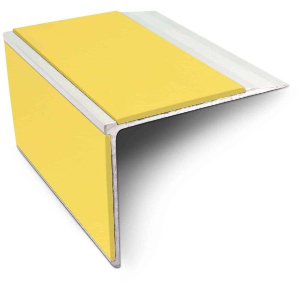 NSL27 75mm x 58mm DDA Compliant Aluminium Non Slip Stair Nosing Edge Trim With Pvc Insert - Image 15