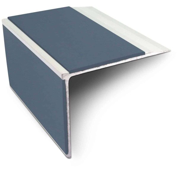 NSL27 75mm x 58mm DDA Compliant Aluminium Non Slip Stair Nosing Edge Trim With Pvc Insert - Image 7