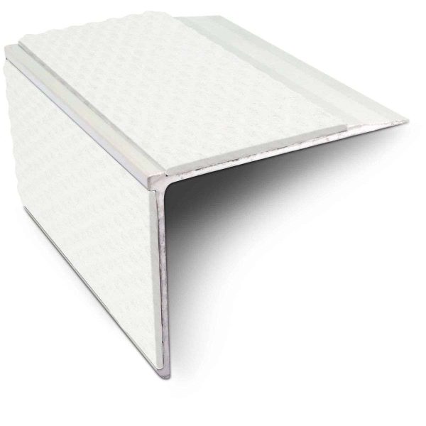 NSL27 Tredsafe 75mm x 58mm DDA Compliant Aluminium Non Slip Stair Nosing Edge Trim With Pvc Insert - Image 5