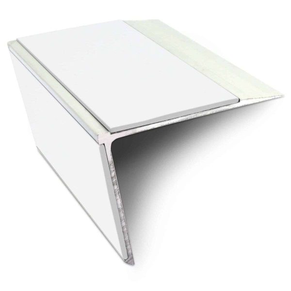 NSL28 75mm x 58mm DDA Compliant Aluminium Non Slip Stair Nosing Edge Trim With Pvc Insert - Image 14