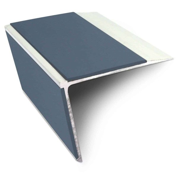 NSL28 75mm x 58mm DDA Compliant Aluminium Non Slip Stair Nosing Edge Trim With Pvc Insert - Image 7