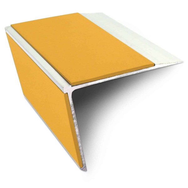 NSL28 75mm x 58mm DDA Compliant Aluminium Non Slip Stair Nosing Edge Trim With Pvc Insert - Image 12