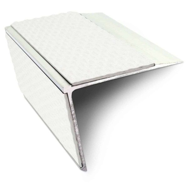 NSL28 Tredsafe 75mm x 58mm DDA Compliant Aluminium Non Slip Stair Nosing Edge Trim With Pvc Insert - Image 5