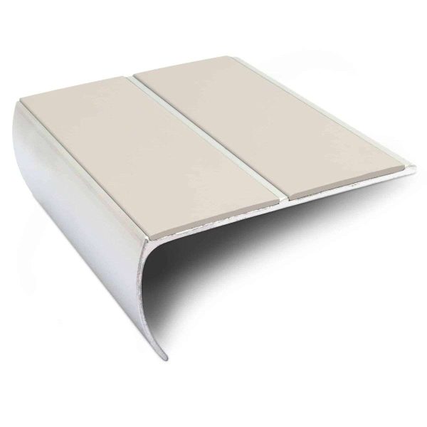 NSL29 87 x 40mm Aluminium Non Slip Stair Nosing Edge Trim With PVC Insert - Image 6