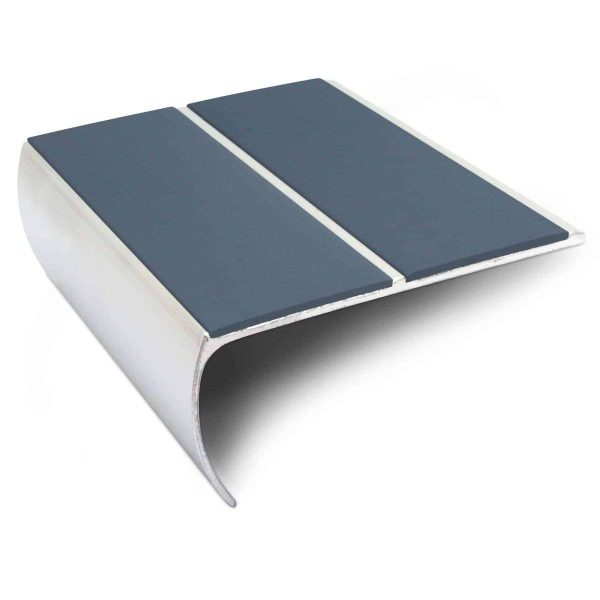 NSL29 87 x 40mm Aluminium Non Slip Stair Nosing Edge Trim With PVC Insert - Image 7