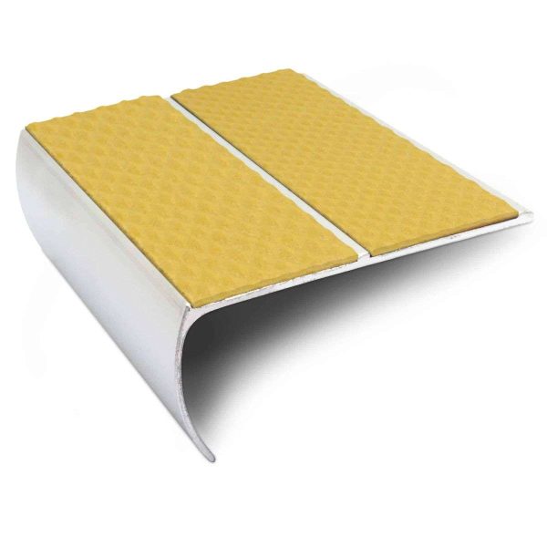 NSL29 Tredsafe 87 x 40mm Aluminium Non Slip Stair Nosing Edge Trim With PVC Insert - Image 6