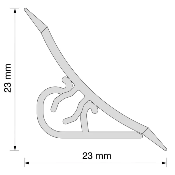 Worktop Profile Strip Splashback Edging Trim Kitchen Seal - Image 2