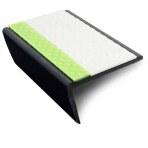 ASR - 63 x 35mm Tredsafe Non Slip Aluminator® Slimline PVC Stair Nosing