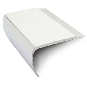 NSL25 Tredsafe 69 x 40mm Aluminium Non Slip Stair Nosing Edge Trim With Pvc Insert