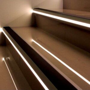 NSLR50 - Vision Light Out - Tredsafe Non Slip 77.5 x 48.5mm Stair Nosing