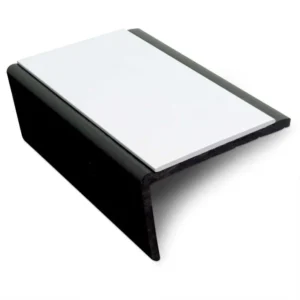 NSP - 56 x 32.5mm Slimline Hard Nose PVC Non Slip Stair Nosing